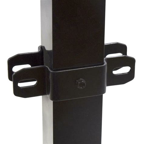 square tubing brackets for fencing